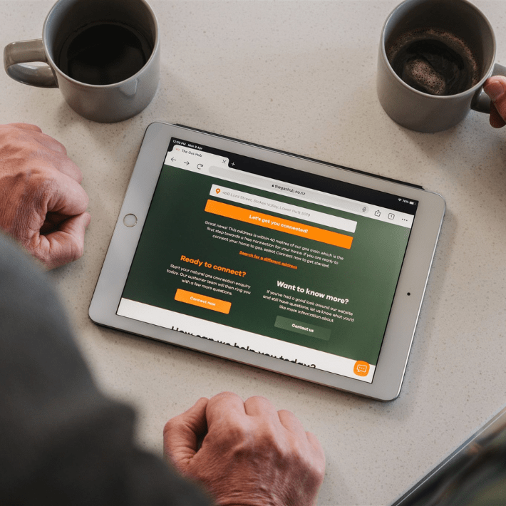 Ready to connect to natural gas contact The Gas Hub.